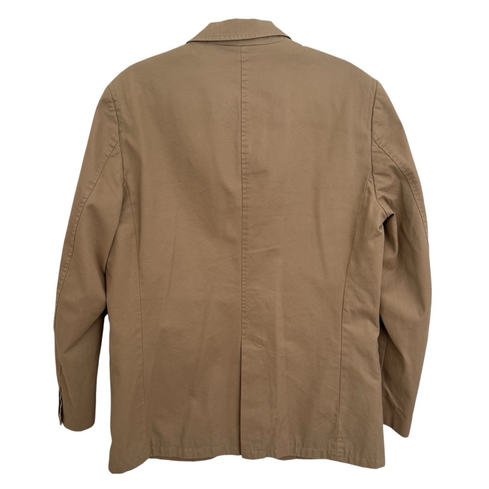 GAP Men's Khaki Twill Blazer Jacket Size Medium - Picture 2 of 13